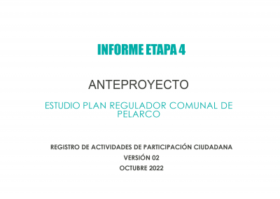 E.4 Registro de actividades de Participación Ciudadana.